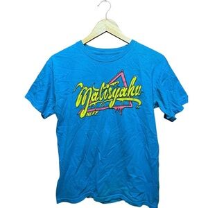 Matisyahu Blue Graphic Tee (S) Concert T-Shirt